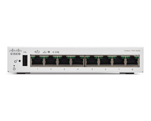 Commutateur réseau Cisco C1200-8T-D géré L2/L3 Gigabit Ethernet (10/100/1000) blanc