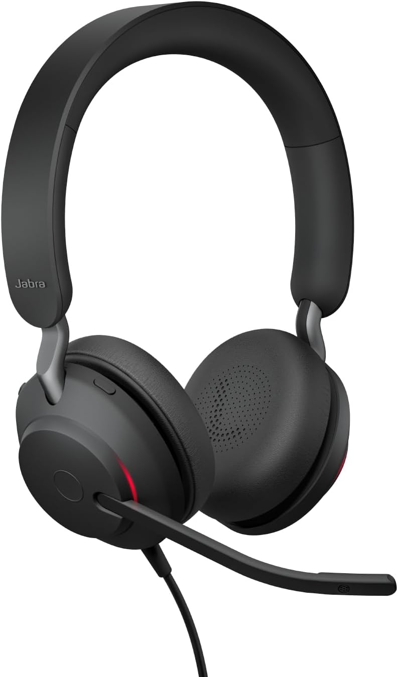 Micro-casque professionnel USB Jabra Evolve2 40 SE 24189-999-799 pour les communications unifiées