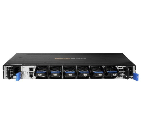 HPE Aruba Networking CX 9300S 32p QSFP28 100G 8p QSFP‑DD 400G Back‑to‑Front 6xFan 2xAC TAA Bundle Managed L3 1U