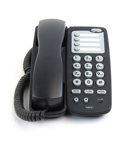 NEC DTH-1-1 (BK) Basic Single Line Phone – Black (780034) (New) NEC