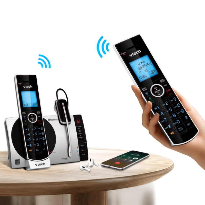 VTech DS6771-3 Cordless Phone | 2 Handsets + Headset