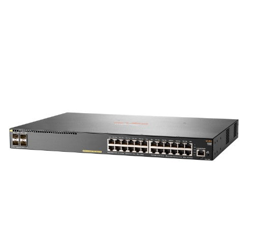HPE Aruba Networking 2930F 24G PoE+ 4SFP+ Managed L3 Gigabit Ethernet (10/100/1000) Power over Ethernet (PoE) 1U
