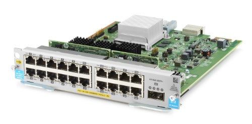 HPE 20-port 10/100/1000BASE-T PoE+ MACsec / 1-port 40GbE QSFP+ v3 zl2 network switch module Gigabit Ethernet