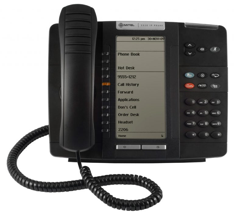 Mitel 5320 IP Phone (50006191) – Charcoal (Refurbished) MITEL