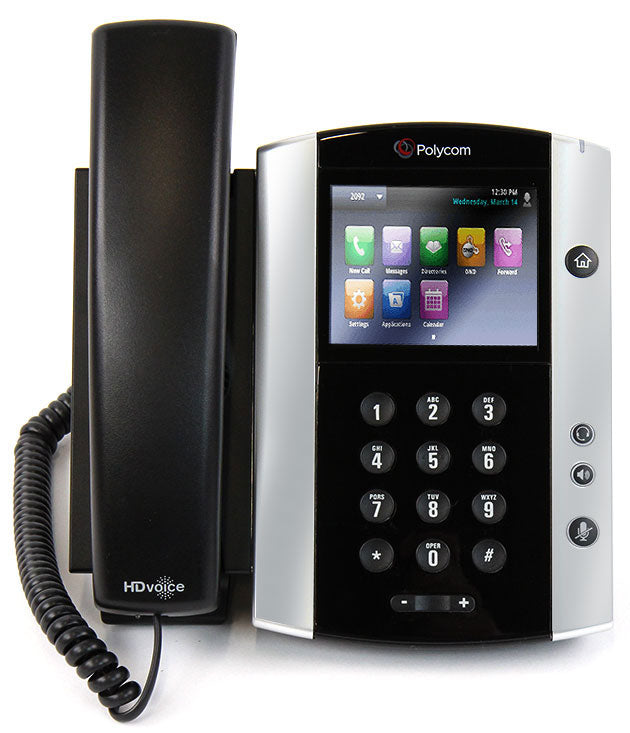 Polycom VVX 500 IP Phone – Business VoIP Desk Phone Refurbished POLYCOM