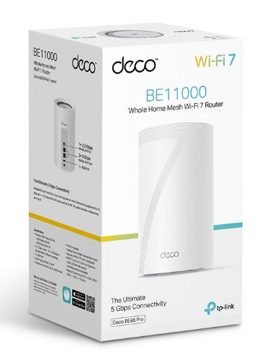TP-Link Deco BE65 Pro Tri-band (2.4 GHz / 5 GHz / 6 GHz) Wi-Fi 7 (802.11be) White 3 Internal