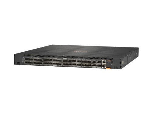 HPE Aruba Networking 8325‑32C 32p 100G QSFP+/QSFP28 Back‑to‑Front 6 Fans 2 Power Supply Bundle Managed L3 1U Black