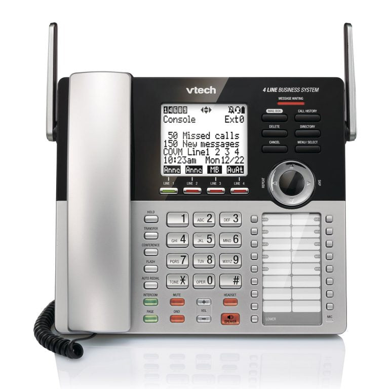 VTech CM18445 – 4-Line Small Business System Main Console