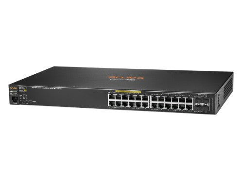 HPE Aruba Networking Aruba 2530 24G PoE+ Managed L2 Gigabit Ethernet (10/100/1000) Power over Ethernet (PoE) 1U Black