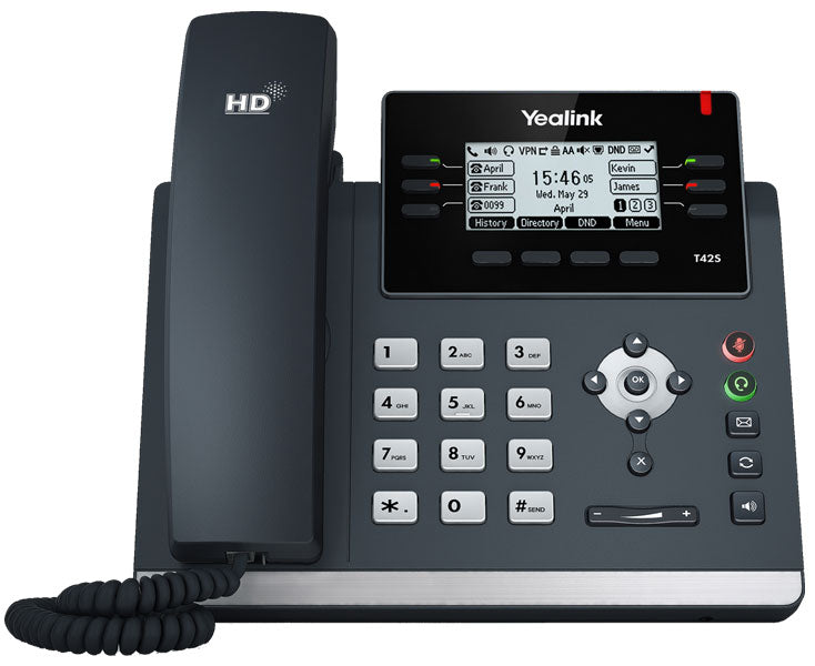 Yealink SIP-T42S – Feature-Rich Business SIP Phone (New) YEALINK