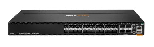 HPE Aruba Networking CX 8100 24p SFP+ 10G 4p QSFP28 100G Connector to Power Airflow Switch