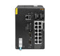 HPE Aruba Networking CX 4100i 12p 1GbE 8p Class4 PoE and 4p Class6 PoE 2p SFP+ DIN Mount Managed L2 Gigabit Ethernet (10/100/1000) Power over Ethernet (PoE) 4U Black