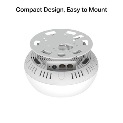 TP-Link DECO BE65-POE Tri-band (2.4 GHz / 5 GHz / 6 GHz) Wi-Fi 7 (802.11be) White 2 Internal
