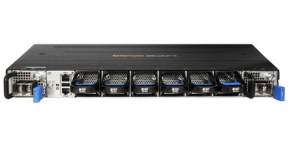 HPE Aruba Networking CX 9300S 32p QSFP28 100G 8p QSFP-DD 400G Back-to-Front 6xFan 2xDC TAA Bundle