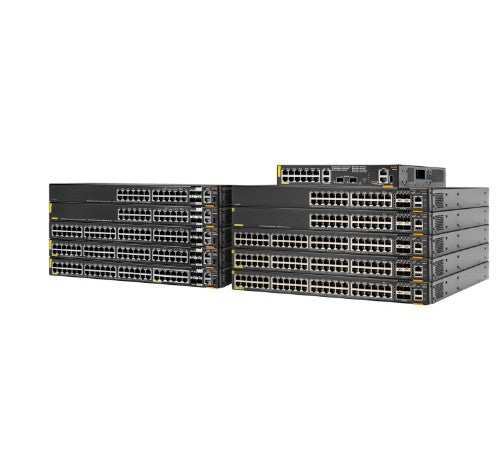 HPE Aruba Networking 6200F 12G Class4 PoE 2G/2SFP+ 139W Commutateur géré L3 Gigabit Ethernet (10/100/1000) Power over Ethernet (PoE) 1U