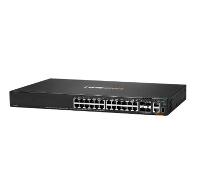 HPE Aruba Networking CX 6200F 24G 4SFP Managed L3 Gigabit Ethernet (10/100/1000) 1U