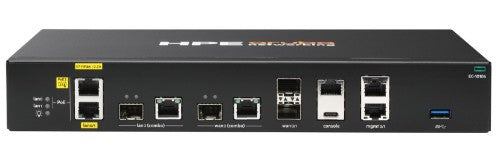 HPE Aruba Networking EdgeConnect 10106 2x SFP+ 2x Combo 2x PoE NAL SD-WAN Gateway