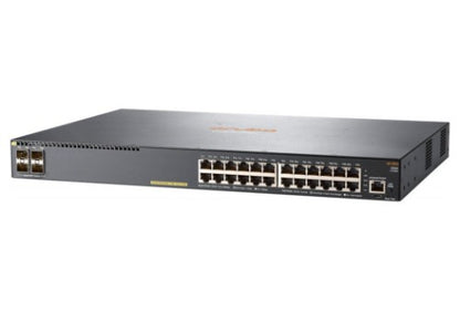 HPE Aruba Networking Aruba 2540 24G PoE+ 4SFP+ Managed L2 Gigabit Ethernet (10/100/1000) Power over Ethernet (PoE) 1U Gray