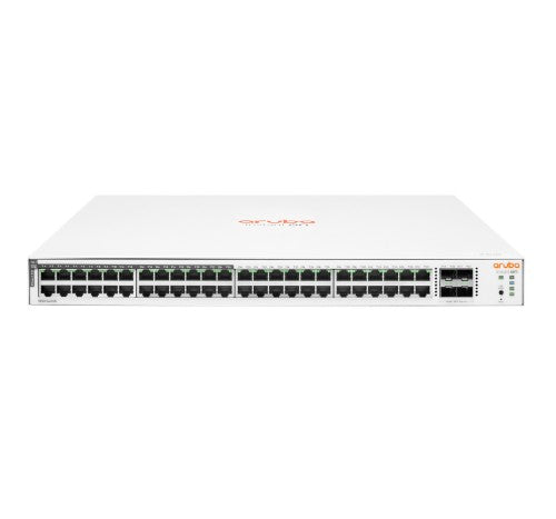 HPE Aruba Instant On 1830 48G 24p Class4 PoE 4SFP 370W Managed L2 Gigabit Ethernet (10/100/1000) Power over Ethernet (PoE) 1U