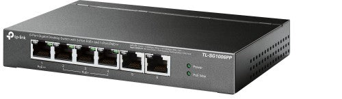TP-Link TL-SG1006PP network switch Unmanaged Gigabit Ethernet (10/100/1000) Power over Ethernet (PoE) Gray
