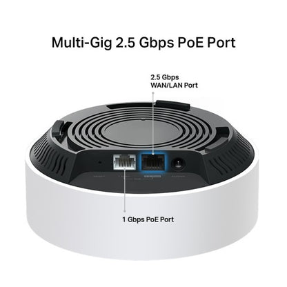 TP-Link DECO X50-POE(1-PACK) mesh wi-fi system Dual-band (2.4 GHz / 5 GHz) Wi-Fi 6 (802.11ax) White 2 Internal