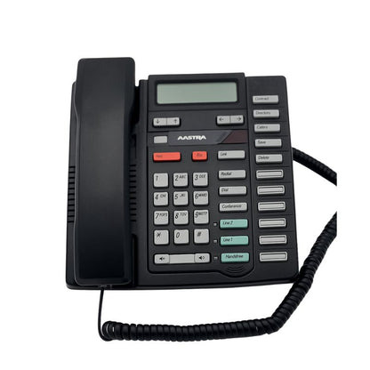 Aastra 9417CW Two-Line Analog Telephone – Caller ID & Call Waiting (Refurbished)