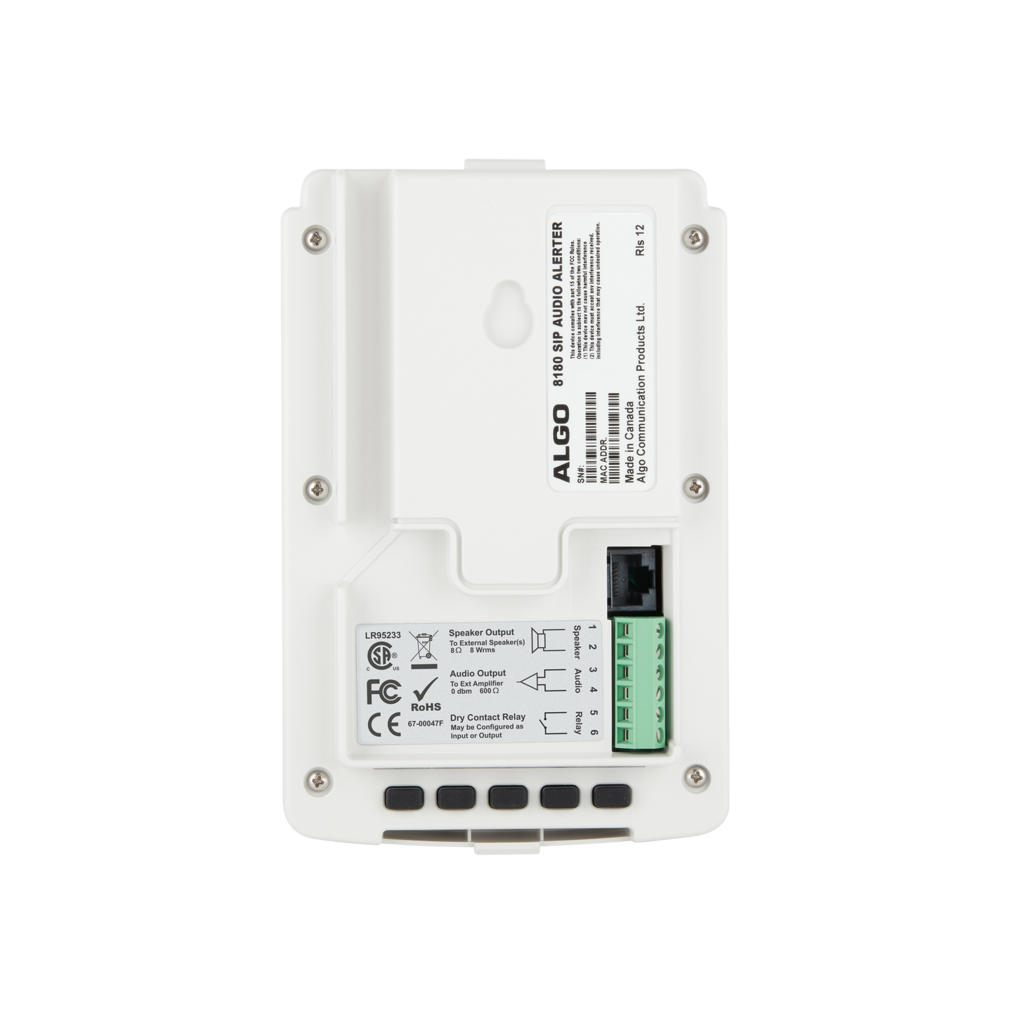 8180 IP Audio Alerter | Algo SIP Audio Alerter