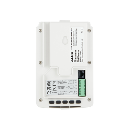 8180 IP Audio Alerter | Algo SIP Audio Alerter