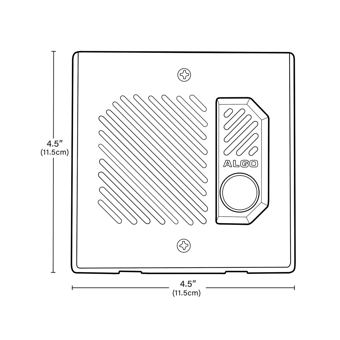 Interphone IP PoE 8201 | Interphone de porte SIP