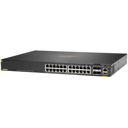 HPE Aruba Networking CX 6200F 24G Class 4 PoE 4SFP+ 370W TAA Managed L3 Gigabit Ethernet (10/100/1000) Power over Ethernet (PoE) 1U