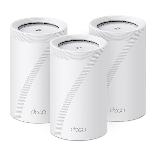 TP-Link Deco BE68 (3-pack) Tri-band (2.4 GHz / 5 GHz / 6 GHz) Wi-Fi 7 (802.11be) White Internal
