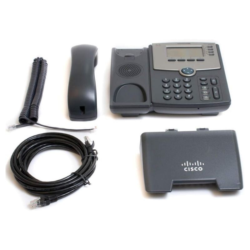 Cisco SPA504G – 4-Line IP Phone with PoE and LCD Display (New)