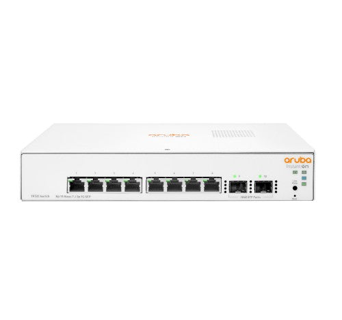 HPE Aruba Instant On 1930 8G 2SFP Managed L2+ Gigabit Ethernet (10/100/1000) 1U