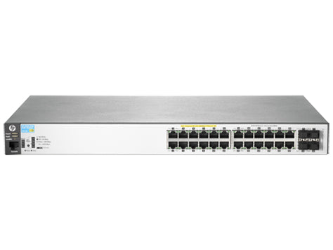 HPE Aruba Networking Aruba 2530 24G PoE+ Managed L2 Gigabit Ethernet (10/100/1000) Power over Ethernet (PoE) 1U Gray