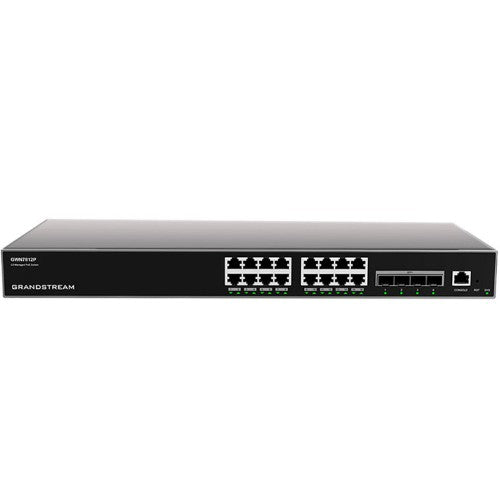 Grandstream Networks GWN7812P network switch Managed L3 Gigabit Ethernet (10/100/1000) Power over Ethernet (PoE) Gray