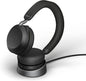 Jabra Evolve2 75  Wireless Headset – Noise Cancelling UC Headset with Charging Stand