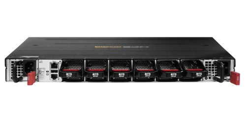 HPE Aruba Networking CX 9300S 32p QSFP28 100G 8p QSFP-DD 400G Front-to-Back 6xFan 2xAC Bundle