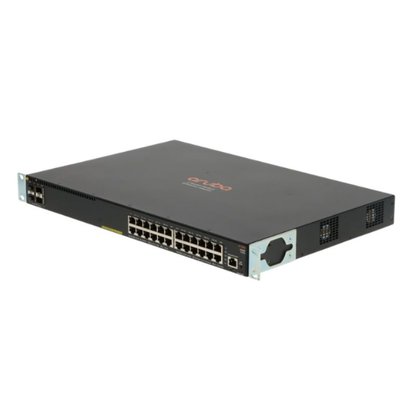 HPE Aruba Networking 2930F 24G PoE+ 4SFP Switch – 28-Port Managed Layer 3 PoE+ Switch