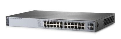 HPE OfficeConnect 1820 24G PoE+ (185W) Managed L2 Gigabit Ethernet (10/100/1000) Power over Ethernet (PoE) 1U Gray