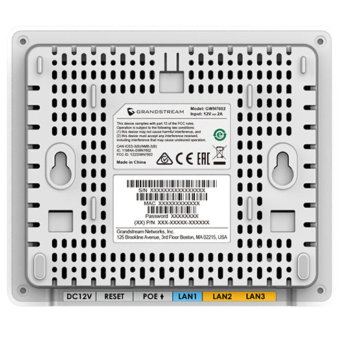 Grandstream Networks GWN7604 wireless access point 867 Mbit/s White Power over Ethernet (PoE)