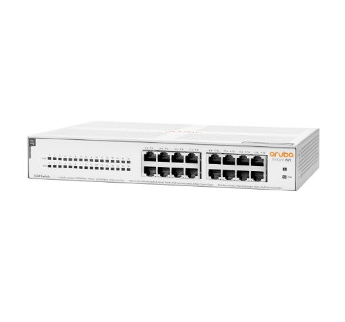 HPE Aruba Instant On 1430 16G Class4 PoE 124W Unmanaged L2 Gigabit Ethernet (10/100/1000) Power over Ethernet (PoE)