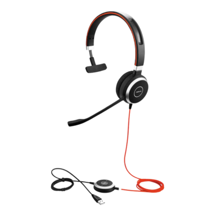 Jabra Evolve 40 UC Mono Headset USB-A (6393-829-209) – Professional Wired UC Headset