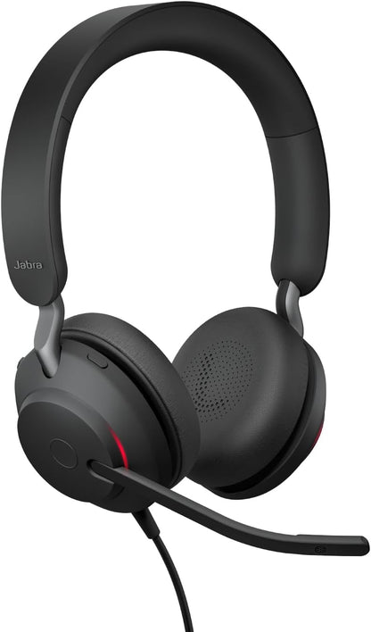 Micro-casque professionnel USB Jabra Evolve2 40 SE 24189-999-799 pour les communications unifiées