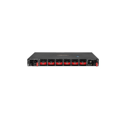 HPE Aruba Networking 9300-32D 32p 100/200/400G QSFP-DD 2p 10G SFP+ Front-to-Back 6 Fans 2 AC PSU Managed L3 1U