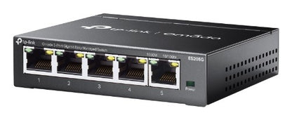 TP-Link Omada ES205G network switch Managed Gigabit Ethernet (10/100/1000) Black