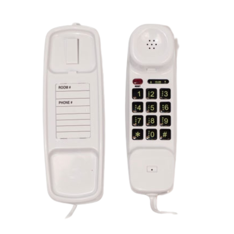 Med-Pat TL-IP SIP VoIP Trimline Telephone – PoE Hearing Aid Compatible Hospital Phone