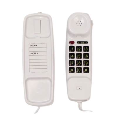 Med-Pat TL-IP SIP VoIP Trimline Telephone – PoE Hearing Aid Compatible Hospital Phone