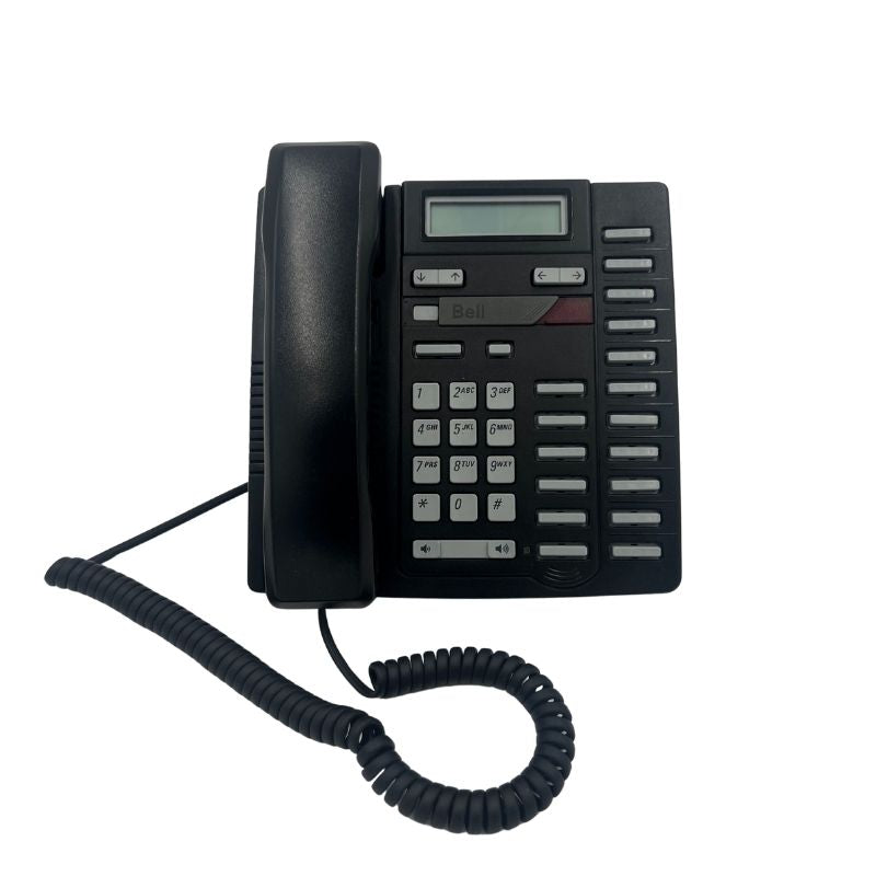 Nortel Aastra M9316 CW (Call Waiting) Single Line Phone Black (Refurbished) (NT2N31)