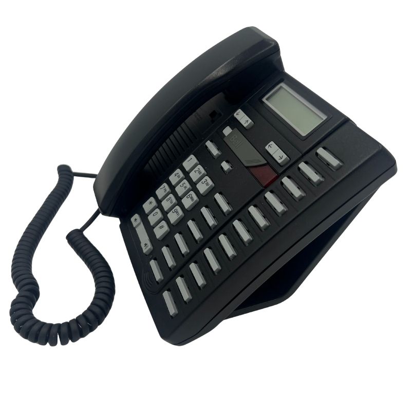 Nortel Aastra M9316 CW (Call Waiting) Single Line Phone Black (Refurbished) (NT2N31)