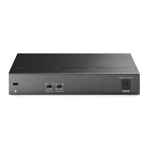 TP-Link TL-SG1006PP network switch Unmanaged Gigabit Ethernet (10/100/1000) Power over Ethernet (PoE) Gray